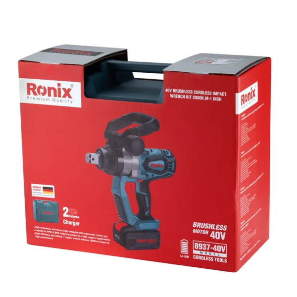 original-638776360564611019.webp Ronix 8937-40V akumuliatorinis smūginis veržliasukis 1", 2000 N·m