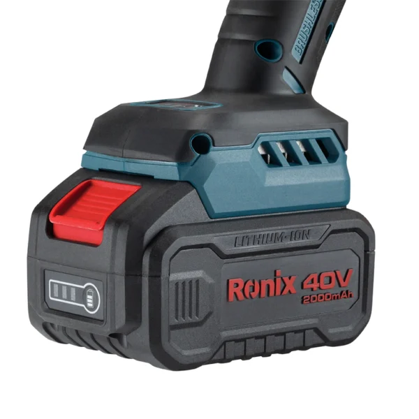 Ronix 8901-40V akumuliatorinis kampinis šlifuoklis 125 mm