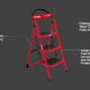 Ronix RH-9973 – kopėčių dalių schema