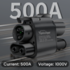 ccs1 CCS2 į CCS1 adapteris AC+DC – 500 A, 1000 V, iki 500 kW JAV elektromobiliams